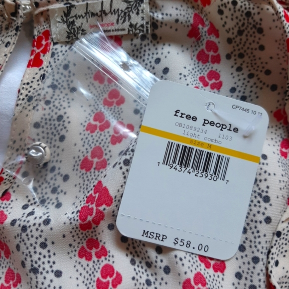 Free People Donna Intimately Cami NWT - Picture 8 of 10